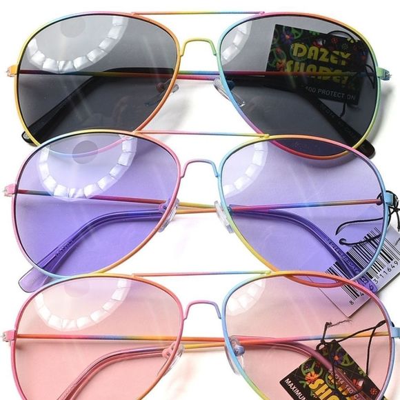 Laat! Black Sunglasses with Multi-colored Frame - Picture 4 of 5